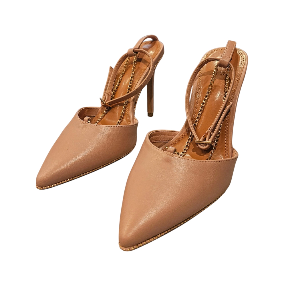 NWT - ASOS - Blush Pink Chain Detail Heels - EU 40 / US 9.5 - Picture 8 of 14